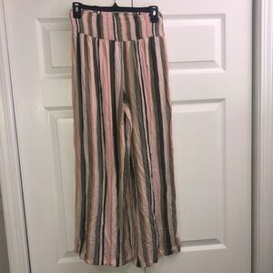 Taylor & Sage Multicolor Striped Kids Casual Pants